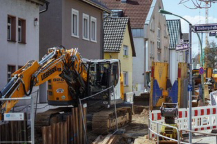 Baubeginn der Straßensanierung