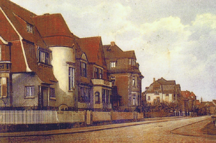 Grillparzerstraße, Ecke Liliencronstraße, Quelle: Bürgervereinigung Dichterviertel e.V.