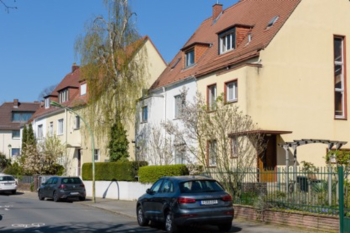 Grillparzerstraße, Häuser des Siedlungsgenossenschaft des Frankfurter Lehrervereins, Quelle: Ulli Janssen
